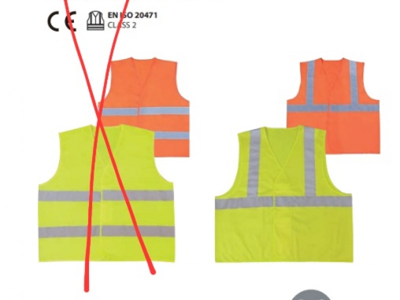 Delta Plus GIPL4 Reflective Vest(whole knitted)