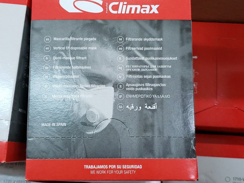 Climax 1720V(FFP2) mask 口罩