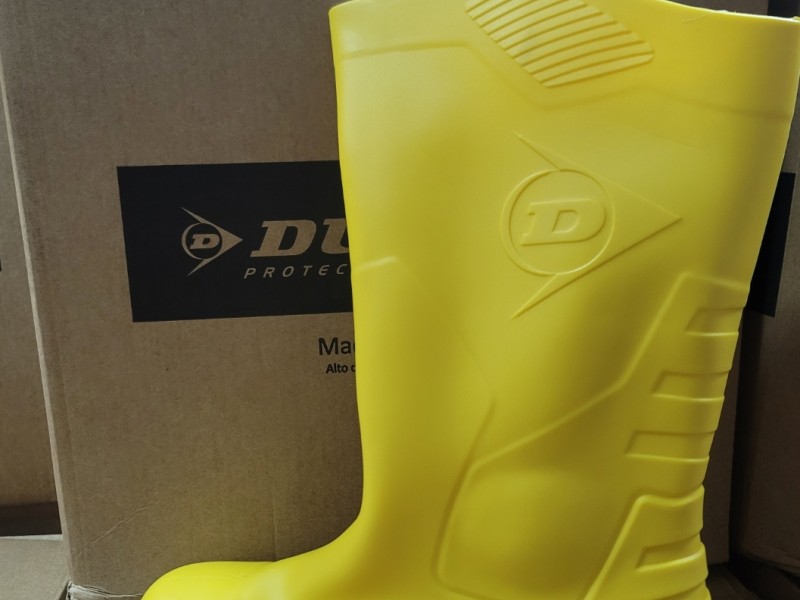 Dunlop H142211 Safety Rain Boots(Yellow) 黃色安全水鞋
